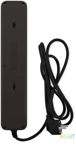 Сетевой фильтр Buro 500UNH-3-BG 3м (5 розеток) черный/серый (коробка)