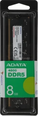 Память DDR5 8GB 4800MHz A-Data AD5U48008G-S RTL PC5-38400 CL40 DIMM 288-pin 1.1В single rank Ret