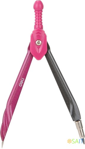 Циркуль Deli EG20502 в компл.:набор грифелей