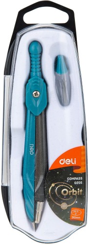 Циркуль Deli EG20502 в компл.:набор грифелей