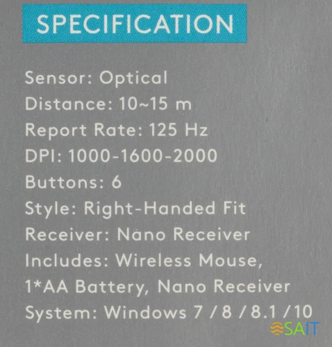 Мышь A4Tech Fstyler FG30S серый оптическая 2000dpi silent беспров. USB 6but (FG30S GREY)