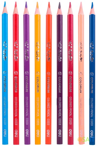 Карандаши цв. Deli EC00310 ColoRun тополь 18цв. коробка/европод.