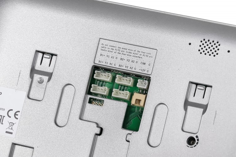 Комплект домофона HiWatch DS-D100K серебристый