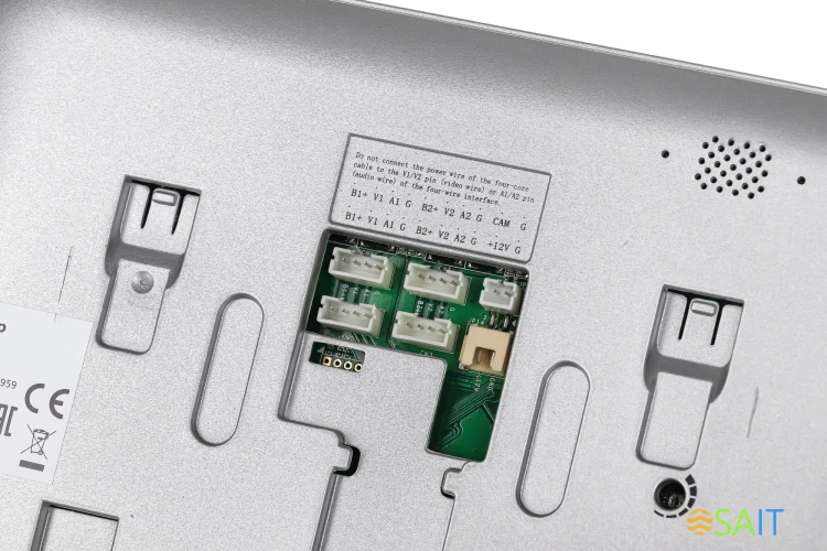 Комплект домофона HiWatch DS-D100K серебристый