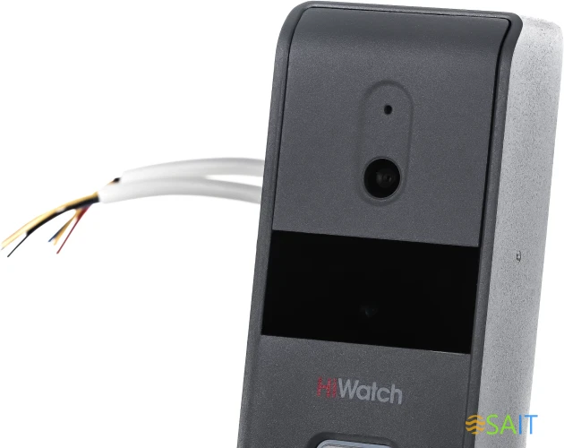 Комплект домофона HiWatch DS-D100K серебристый