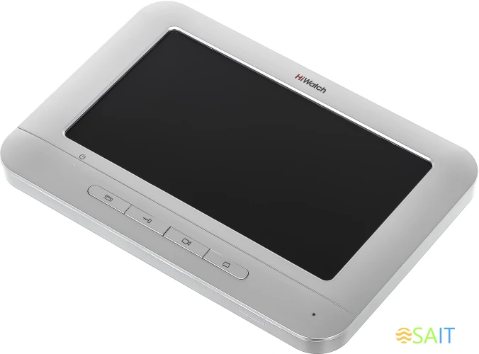 Комплект домофона HiWatch DS-D100K серебристый