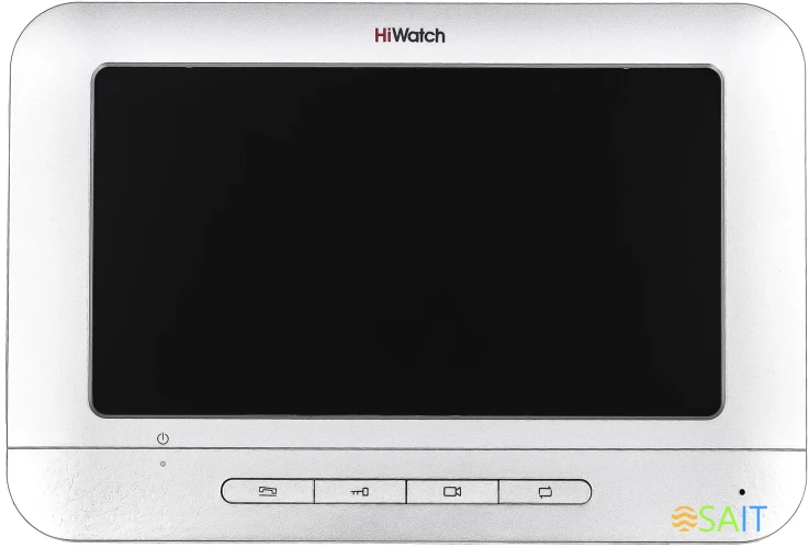 Комплект домофона HiWatch DS-D100K серебристый