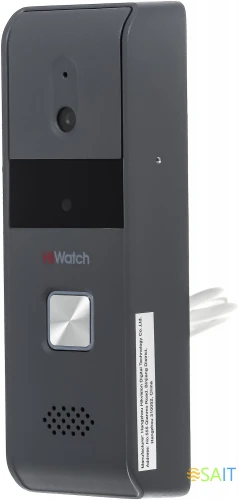 Комплект домофона HiWatch DS-D100K серебристый