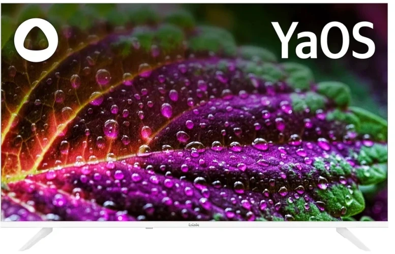 Телевизор LED BBK 43" 43LEX-8241/UTS2C (W) Яндекс.ТВ белый 4K Ultra HD 60Hz DVB-T2 DVB-C DVB-S2 USB WiFi Smart TV (RUS)