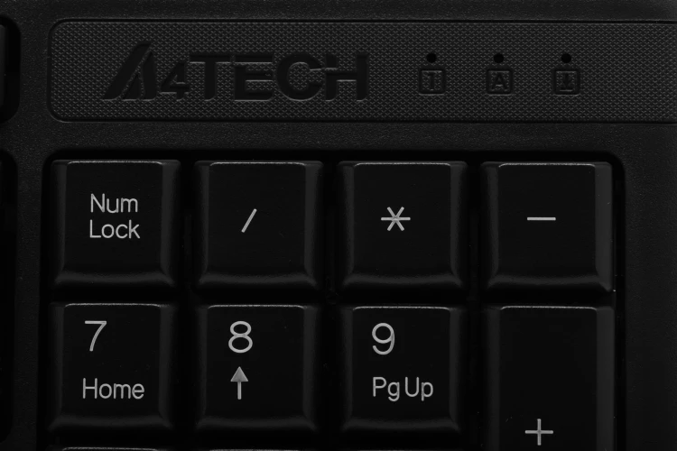 Клавиатура + мышь A4Tech KR-3330 клав:черный мышь:черный USB