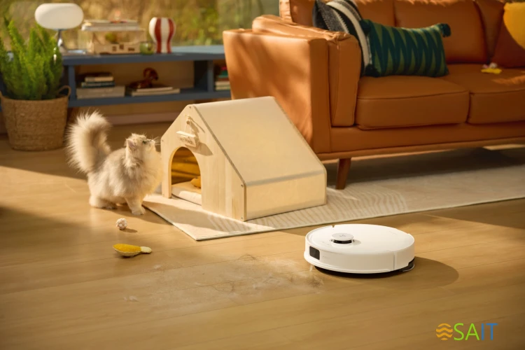 Пылесос-робот Roborock Q8 max Pro белый