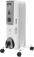 Радиатор масляный Royal Clima Siena ROR-S5-1000M 1000Вт белый/серый