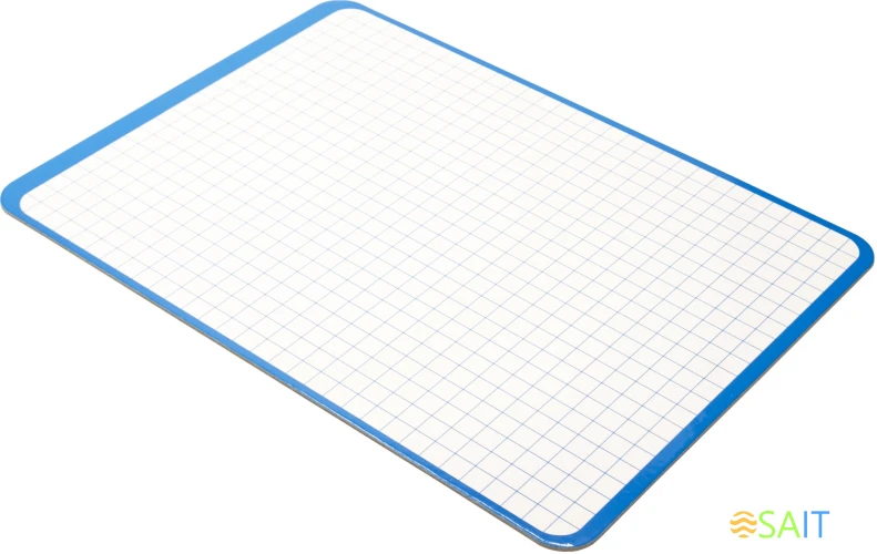 Доска для рисования Silwerhof ламинац. маркер. A4+ 240х329мм двухстор. картон 3мм