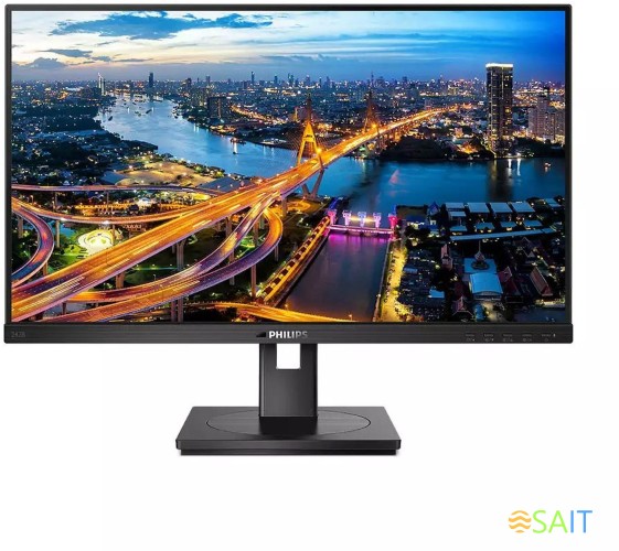 Монитор Philips 23.8" B Line 242B1V черный IPS LED 16:9 DVI HDMI M/M матовая HAS Piv 350cd 178гр/178гр 1920x1080 75Hz VGA DP FHD USB 5.78кг