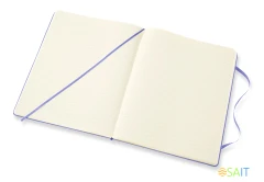 Блокнот Moleskine CLASSIC QP090B42 XLarge 190х250мм 192стр. линейка твердая обложка голубая гортензия