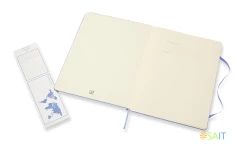 Блокнот Moleskine CLASSIC QP090B42 XLarge 190х250мм 192стр. линейка твердая обложка голубая гортензия