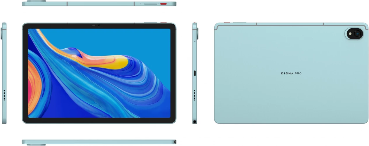 Планшет Digma Pro Edge G85 (2.0) 8C RAM6Gb ROM128Gb 11" In-Cell 1920x1200 4G 2Sim Android 14 мятный 13Mpix 5Mpix BT WiFi microSD 256Gb 7000mAh