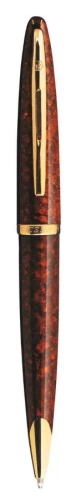 Ручка шариков. Waterman Carene 21104 (CWS0700940) Amber GT M син. черн. подар.кор.