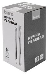 Ручка гелев. Buro Laconic d=0.7мм син. черн. кор.карт. сменный стержень линия 0.5мм без инд. Маркировки