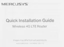 Роутер беспроводной Mercusys MB130-4G AC1200 10/100BASE-TX/3G/4G cat. 4 белый