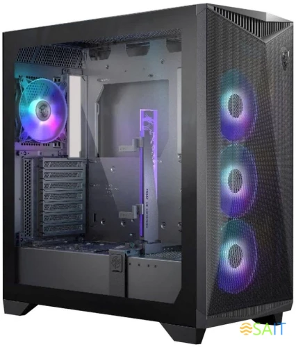 Корпус MSI MPG GUNGNIR 300R черный без БП E-ATX 5x120mm 6x140mm 2xUSB3.1 audio AirDuct bott PSU