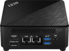 Неттоп MSI Cubi 5 12M-067BRU i5 1235U (1.3) Iris Xe noOS 2.5xGbitEth+1xGbitEth WiFi BT 65W черный (936-B0A811-067)