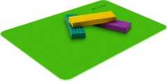 Доска для лепки Silwerhof 957008 Neon прямоугольная A5 пластик 1мм зеленый