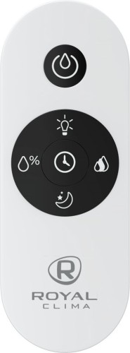 Увлажнитель воздуха Royal Clima RUH-RV300/8.0E-WT 28Вт (ультразвуковой) белый/черный