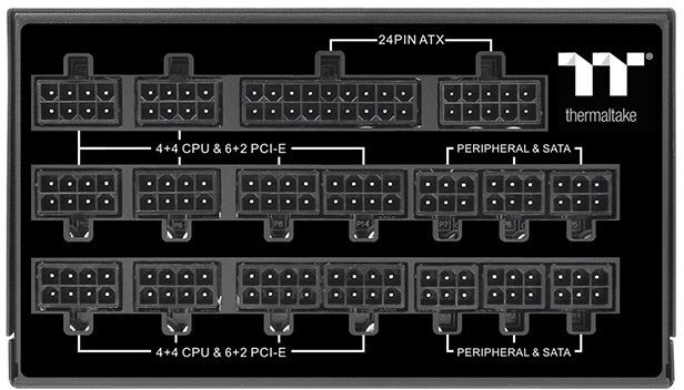 Блок питания Thermaltake ATX 1550W Toughpower Grand TF1 80+ titanium 24pin APFC 140mm fan color 16xSATA Cab Manag RTL