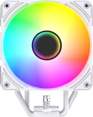 Устройство охлаждения(кулер) Bloody BD-AC220-ARGB1 ARGB Soc-AM5/AM4/1151/1200/2066/1700 белый 4-pin 14-26dB Al+Cu LCD 220W 596gr Ret (BD-AC220-ARGB1-WH)