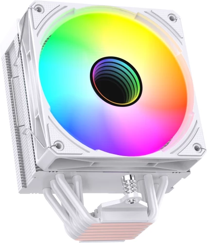 Устройство охлаждения(кулер) Bloody BD-AC220-ARGB1 ARGB Soc-AM5/AM4/1200/1700/1851 белый 4-pin 14-26dB Al+Cu LCD 220W 596gr Ret (BD-AC220-ARGB1-WH)