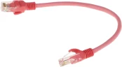 Патч-корд Premier PP12-0.25M/RO 1000Гбит/с UTP 4 пары cat.5E CCA molded 0.25м розовый RJ-45 (m)-RJ-45 (m)