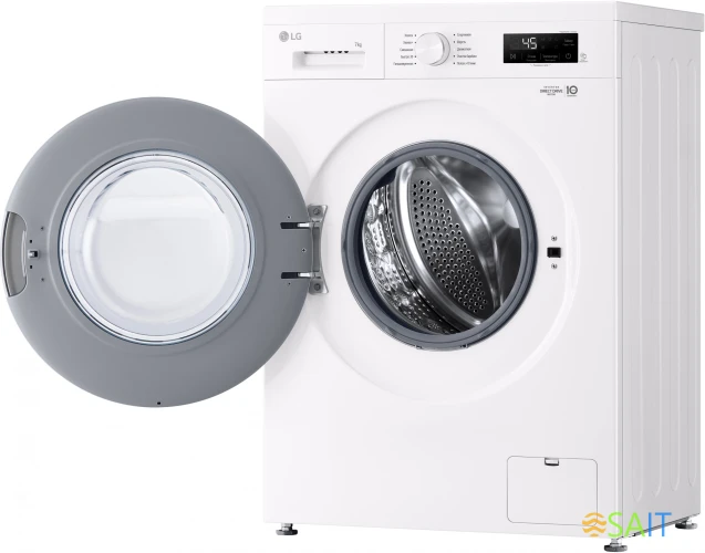 Стиральная машина LG F2Y1HS3W класс: A загр.фронтальная макс.:7кг белый инвертор