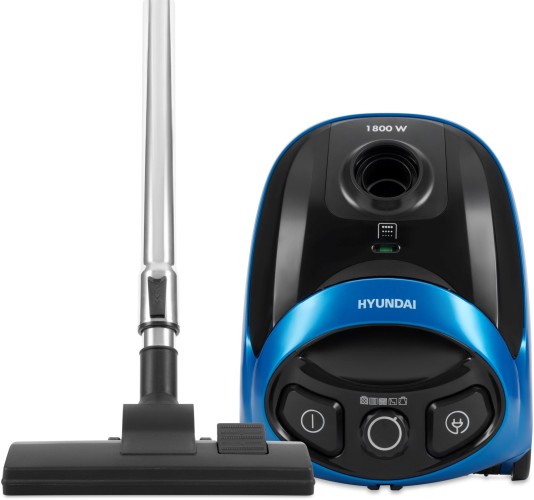 Пылесос Hyundai HYV-B1550 1800Вт синий/черный (в компл.:1мешок)