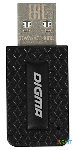 Сетевой адаптер Wi-Fi Digma DWA-AC1300C AC1300 USB 3.0 (ант.внутр.) 1ант.