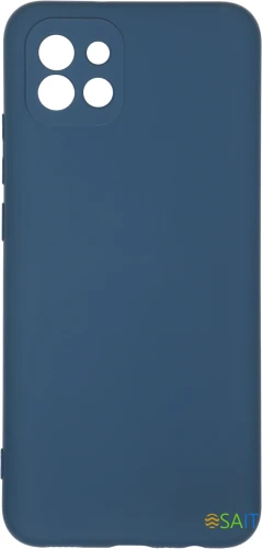 Чехол (клип-кейс) BoraSCO для Samsung Galaxy A03 синий (70093)