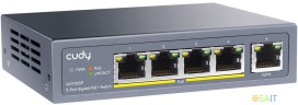 Коммутатор Cudy GS1005P (L2) 5x1Гбит/с 5PoE 60W неуправляемый