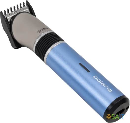 Машинка для стрижки Polaris PHC 0401RB голубой (насадок в компл:1шт)
