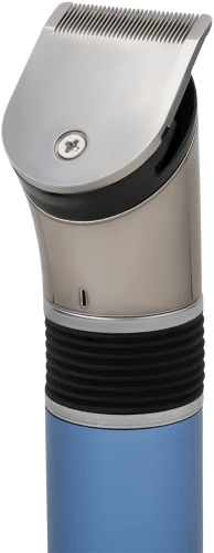 Машинка для стрижки Polaris PHC 0401RB голубой (насадок в компл:1шт)