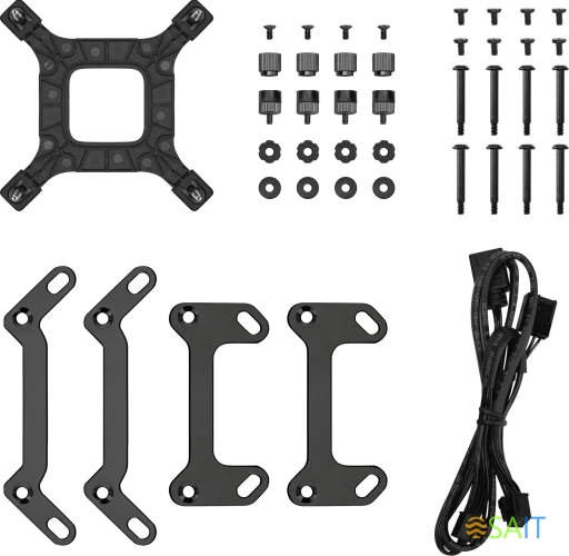 Система водяного охлаждения Deepcool LT240 ARGB Soc-AM5/AM4/1200/1700/1851 черный 4-pin 38.71dB Al 280W 1504gr Ret (R-LT240-BKAMNC-G-1)