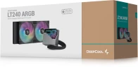 Система водяного охлаждения Deepcool LT240 ARGB Soc-AM5/AM4/1200/1700/1851 черный 4-pin 38.71dB Al 280W 1504gr Ret (R-LT240-BKAMNC-G-1)