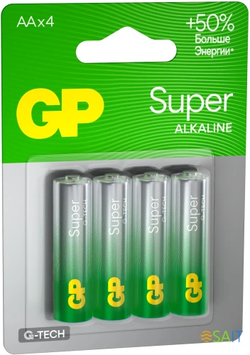 Батарея GP Super 15AA21-2CRSBC4 AA (4шт) блистер