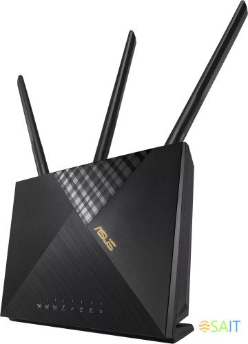 Роутер беспроводной Asus 4G-AX56 AX1800 10/100/1000BASE-TX/4G cat.6 черный