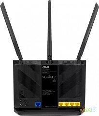 Роутер беспроводной Asus 4G-AX56 AX1800 10/100/1000BASE-TX/4G cat.6 черный
