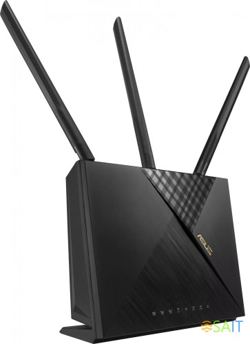 Роутер беспроводной Asus 4G-AX56 AX1800 10/100/1000BASE-TX/4G cat.6 черный