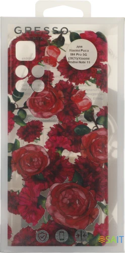 Чехол (клип-кейс) Gresso для Xiaomi Poco M4 Pro 5G Air прозрачный/рисунок (GR17AAAE9534)