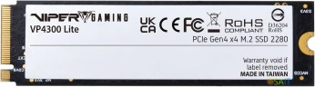 Накопитель SSD Patriot PCIe 4.0 x4 2TB VP4300L2TBM28H Viper VP4300 Lite M.2 2280
