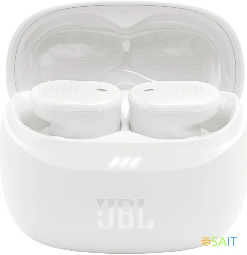 Гарнитура внутриканальные JBL Tune Buds 2 белый беспроводные bluetooth в ушной раковине (JBLTBUDS2WHT)