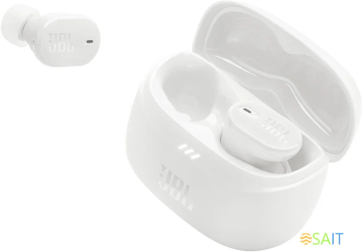 Гарнитура внутриканальные JBL Tune Buds 2 белый беспроводные bluetooth в ушной раковине (JBLTBUDS2WHT)