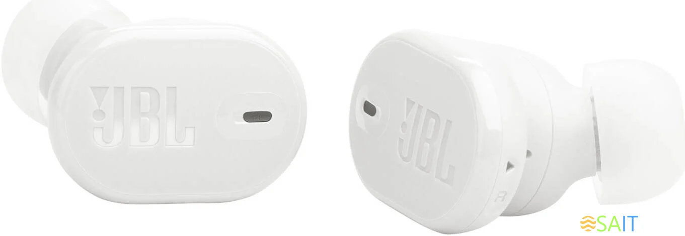 Гарнитура внутриканальные JBL Tune Buds 2 белый беспроводные bluetooth в ушной раковине (JBLTBUDS2WHT)